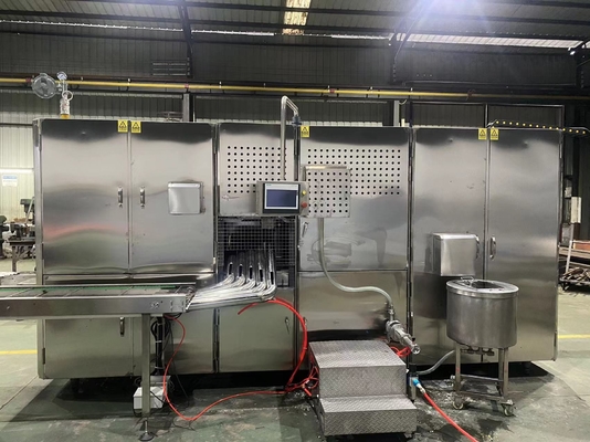 ভালো দাম কম্প্রেসড এয়ার 0.6MPa ওয়াফেল কোন মেকিং মেশিন 11-13 কেজি/ঘণ্টা গ্যাস খরচ অনলাইন