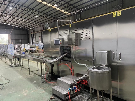 115mm 10kg/h ওয়াফেল শঙ্কু মেকিং মেশিন সম্পূর্ণ স্বয়ংক্রিয়