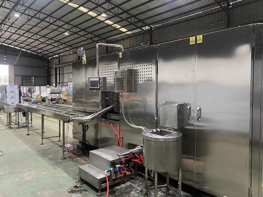 ভালো দাম 2.25KW 12000pcs/H ওয়েফার শঙ্কু তৈরির মেশিন পিএলসি নিয়ন্ত্রিত অনলাইন