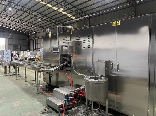 2.25KW 12000pcs/H Waffle শঙ্কু মেকিং মেশিন PLC নিয়ন্ত্রিত