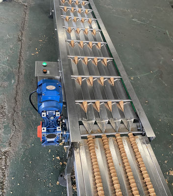 ভালো দাম 10kg/h দৈর্ঘ্য 60mm স্বয়ংক্রিয় আইসক্রিম শঙ্কু মেশিন ইকো ফ্রেন্ডলি অনলাইন
